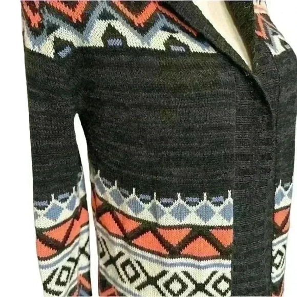 No Boundaries long open cardigan with hood women’s size XS - Picture 4 of 13